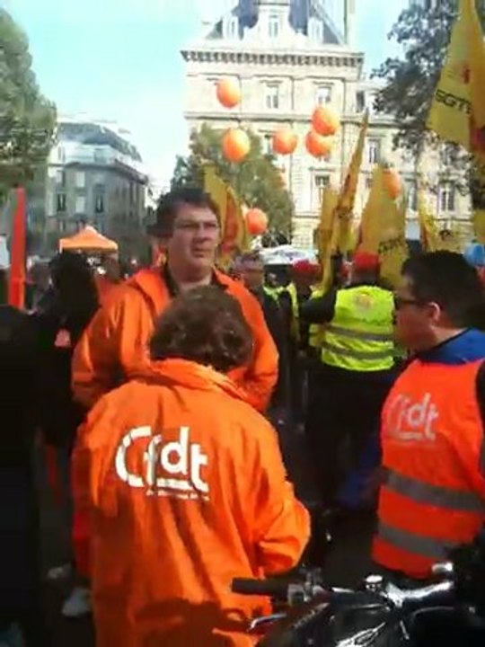 Manifestation 28 octobre 2010 à Paris République-St Augustin