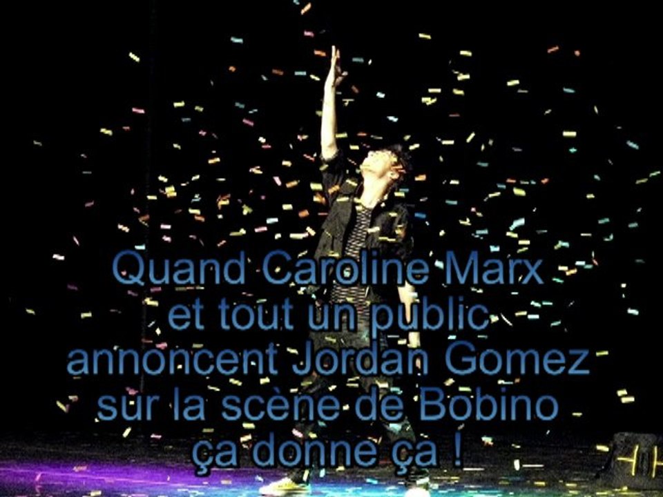 Le public de Bobino fait un accueil de star à Jordan Gomez !