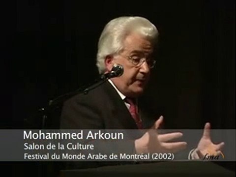 4 25 Mohammed Arkoun au Festival du Monde Arabe de Montreal