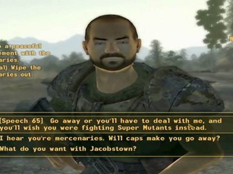 Fallout: New Vegas Jacobstown - Norton & Mercenary Part1