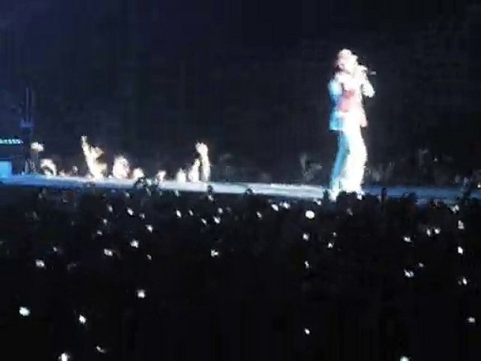 christophe maé le 29 octobre 2010 aux arènes de Metz