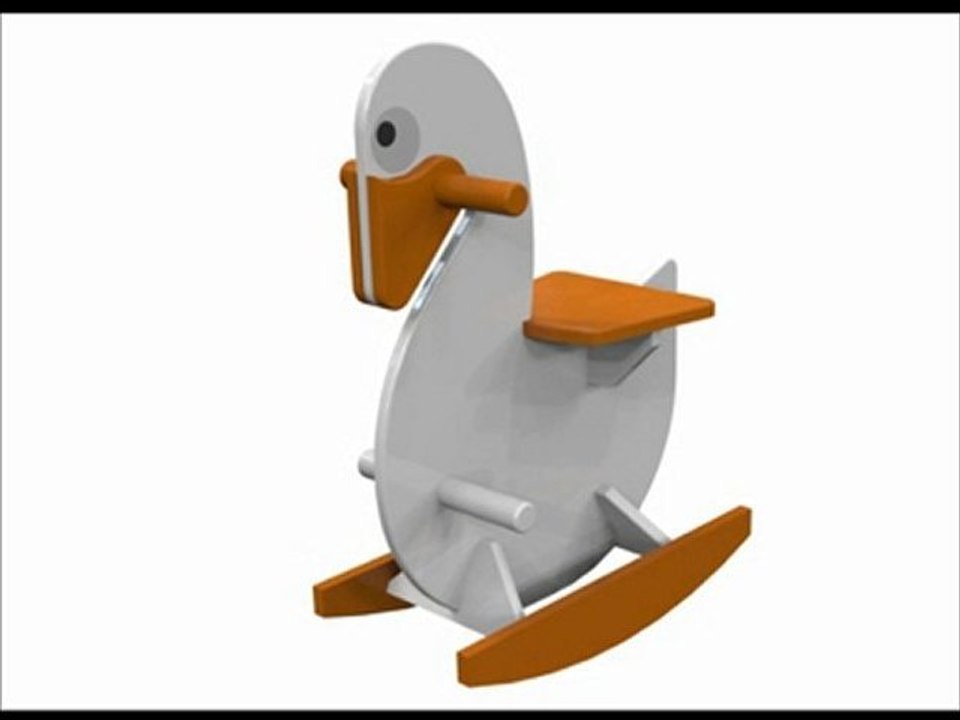 make yourself the rocking duck DUCKY for yours children