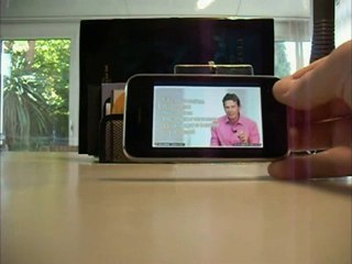 "VOICIMACARTE" UTILISATION PUBLICITAIRE QR CODE POUR IPHONE