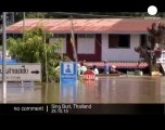 Extensive flooding in central Thailand - no comment