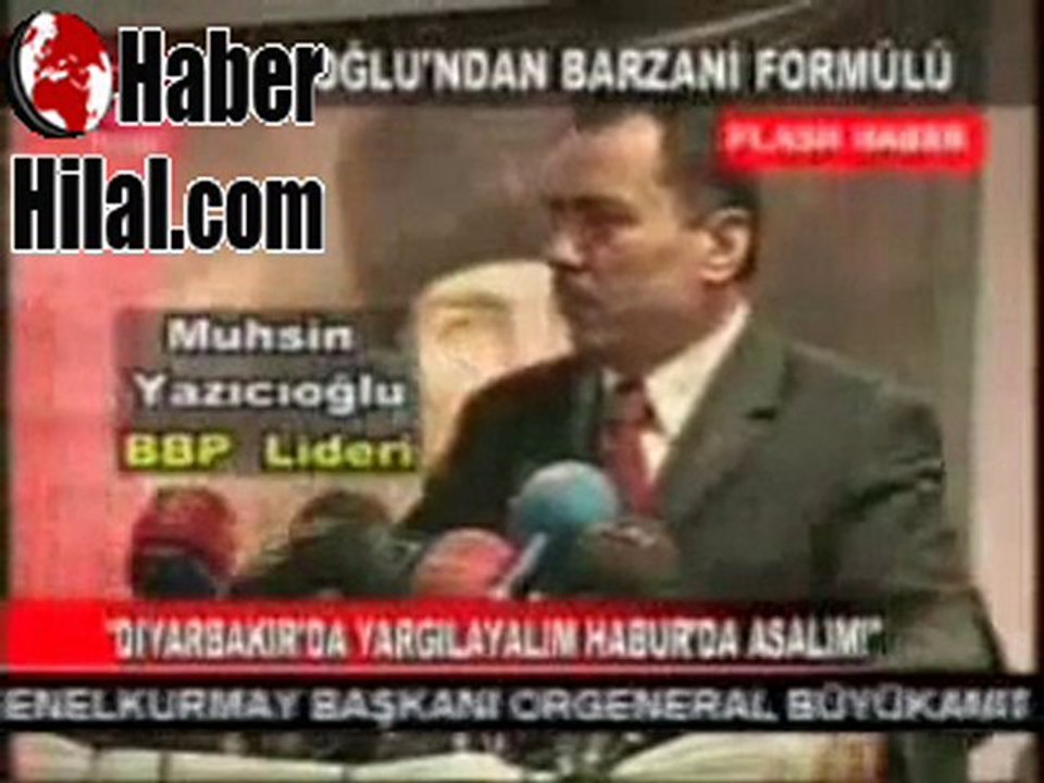 BARZANİYİ DİYARBAKIR'DA YARGILAYALIM HABUR'DA ASALIM