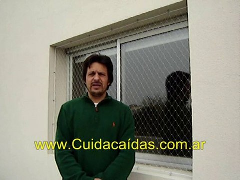 Proteccion de balcon y ventana con red transparente