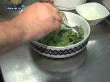 Recette : salade d'épinards au foie d'oie chaud