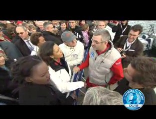 Marie-Luce Penchard et Rama Yade rendent visite au team DCNS