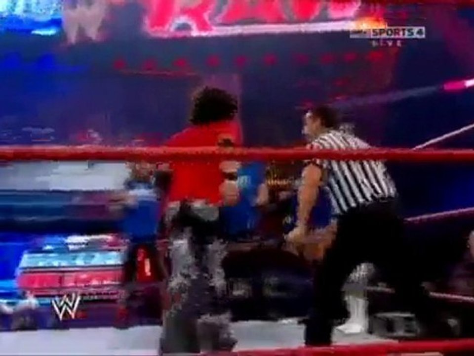 Bragging Rights 2010 Team Raw vs Team Smackdown 2/3