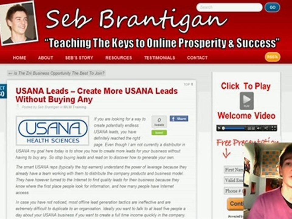 "Create USANA Leads Without Buying Any Leads!"