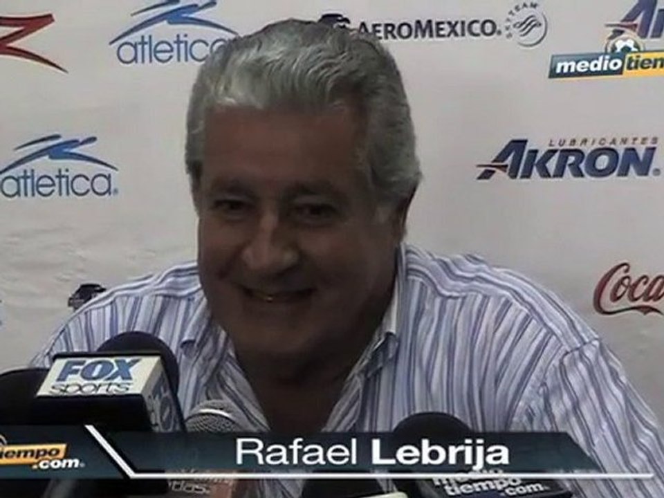 Medio TIempo.com - Conferencia de prensa. Rafael Lebrija. 17 Agosto 2010.