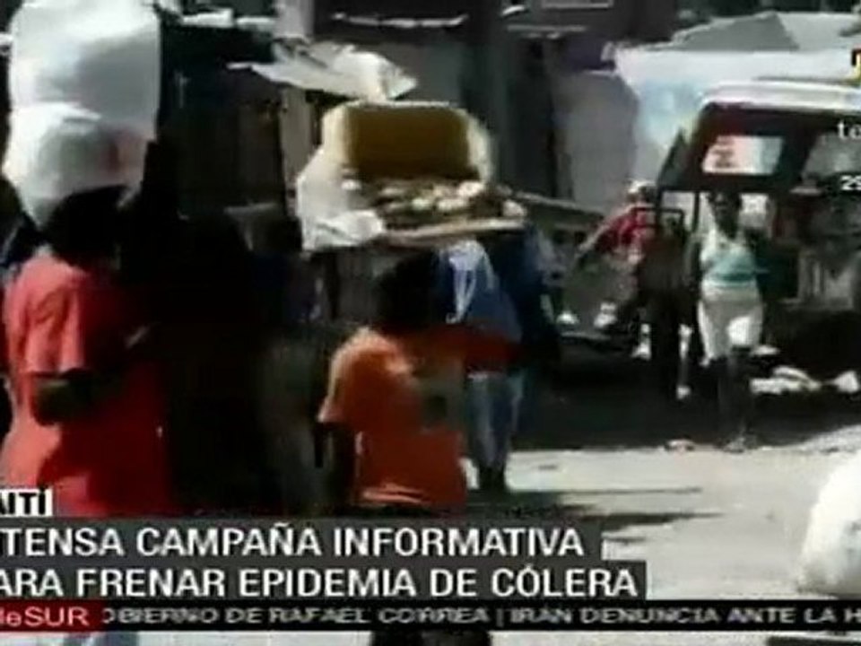 Incrementan campañas de información para combatir el cólera en Haití