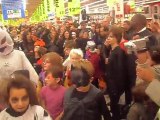 flashmob auchan halloween