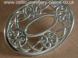 Silver Celtic Brooch DWO412