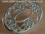 Sterling silver celtic brooch DWO412