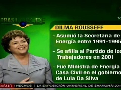 Dilma Rousseff se perfila como la primera mujer presidenta
