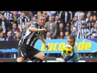Newcastle 5-1 Sunderland Nolan hat-trick, Bramble red-card