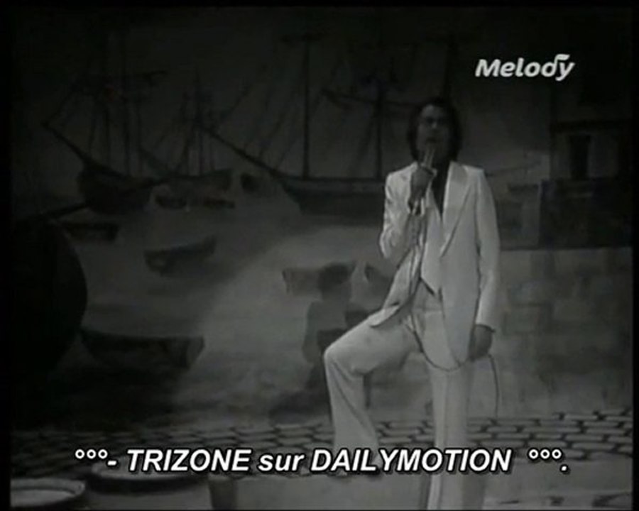 --Alain barriere ( télé  6/1972)-- " a regarder la mer"