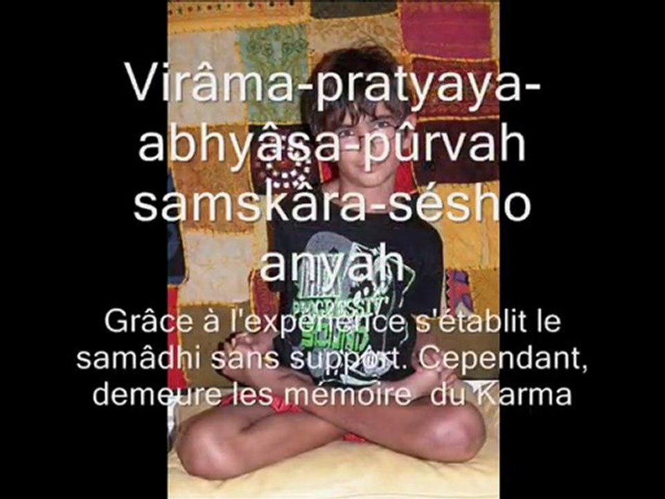 Yoga sutra chap I suite