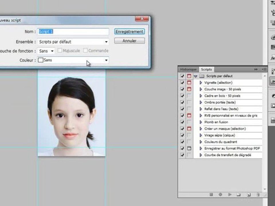 Photoshop CS5 créer des photos d'identité
