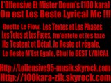 Les Best Lyrical - L'Offensive, Mister Doum's (100 kara)