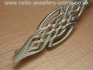 Silver Celtic Brooch DWA364