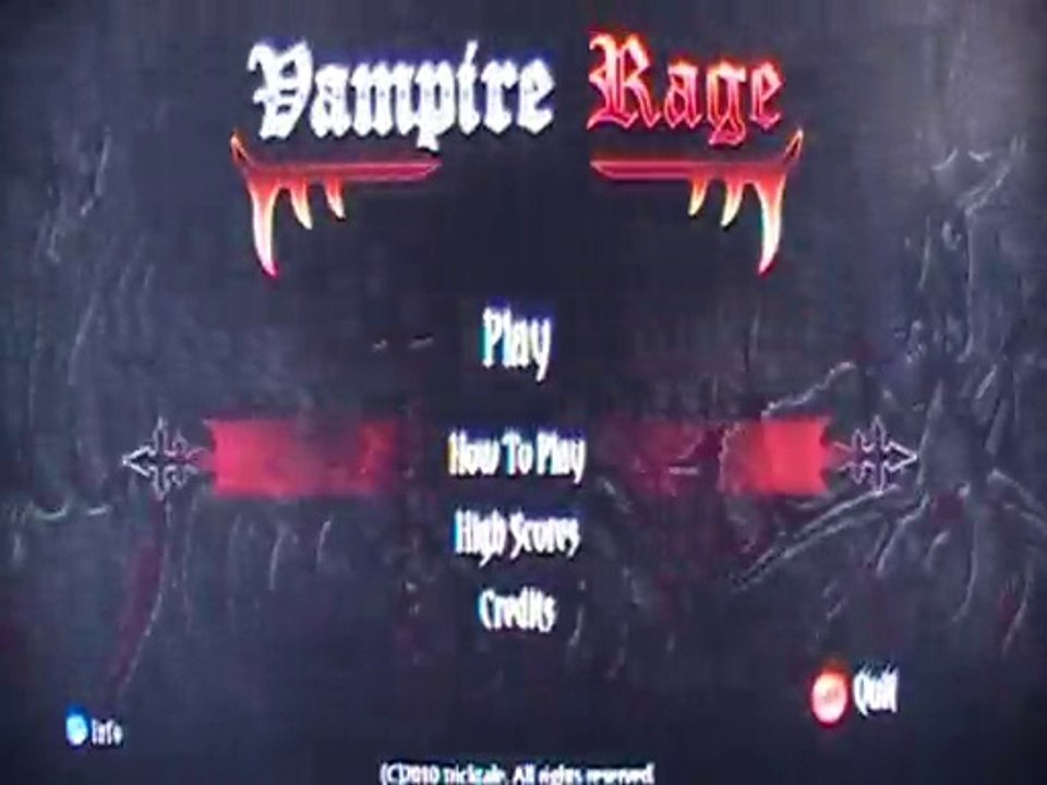 First Level - Only - Vampire Rage - Indie Games