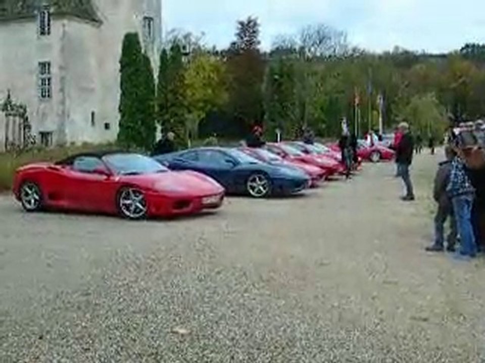 arrivé au chateau de Savigny