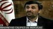 Ahmadineyad califica de ridículas sanciones impuestas por occidente