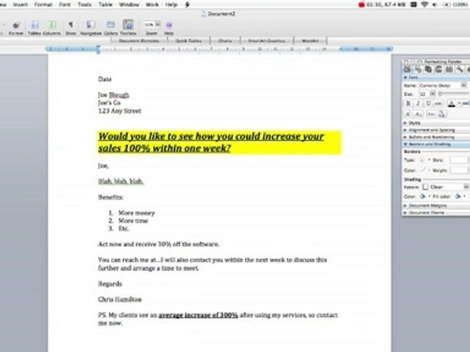 3 Must Haves for a Sales Letter