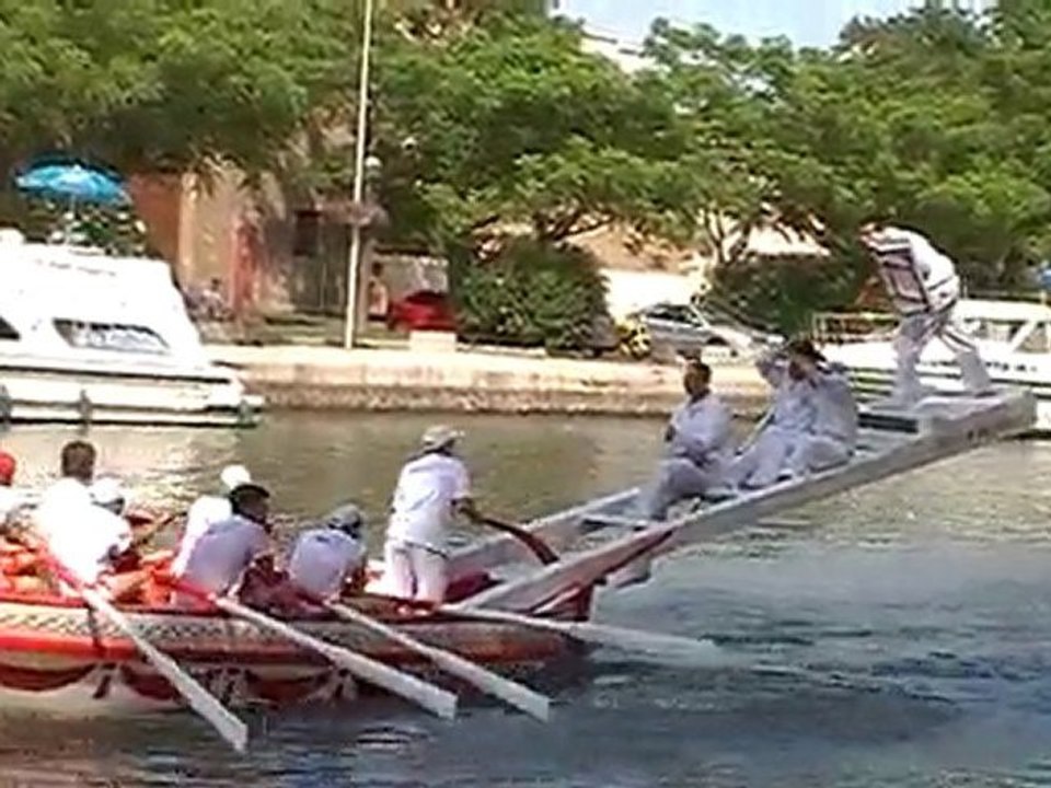 Joutes Languedocienne Alex SOSPEDRA à A.J.Béziers 2010