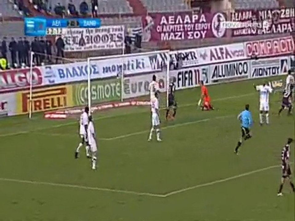 8η ΑΕΛ-Ξάνθη 3-0 2010-11 (Στιγμιότυπα )