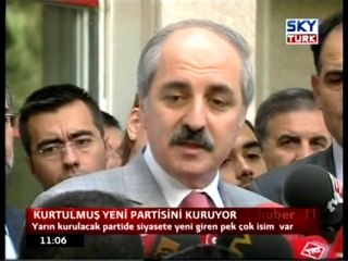 Kurtulmuş Yeni Partisini Kuruyor