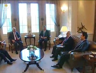 KKTC Cumhurbaşkanı Eroğlu Çankaya Köşkü'nde