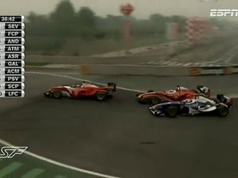 Race2 Start Superleague Formula SF 2010 Rd11 China Race2