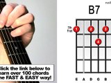 How to Play B7 - Guitar Chord Lesson - For Blues Songs ...