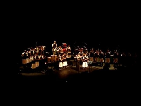 concert de gala du bagad de Lann Bihoué, bagad Men Glaz