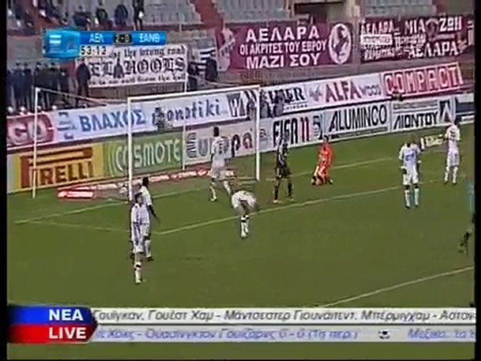 8η ΑΕΛ-Ξάνθη 3-0 2010-11 Νόβα Στιγμιότυπα