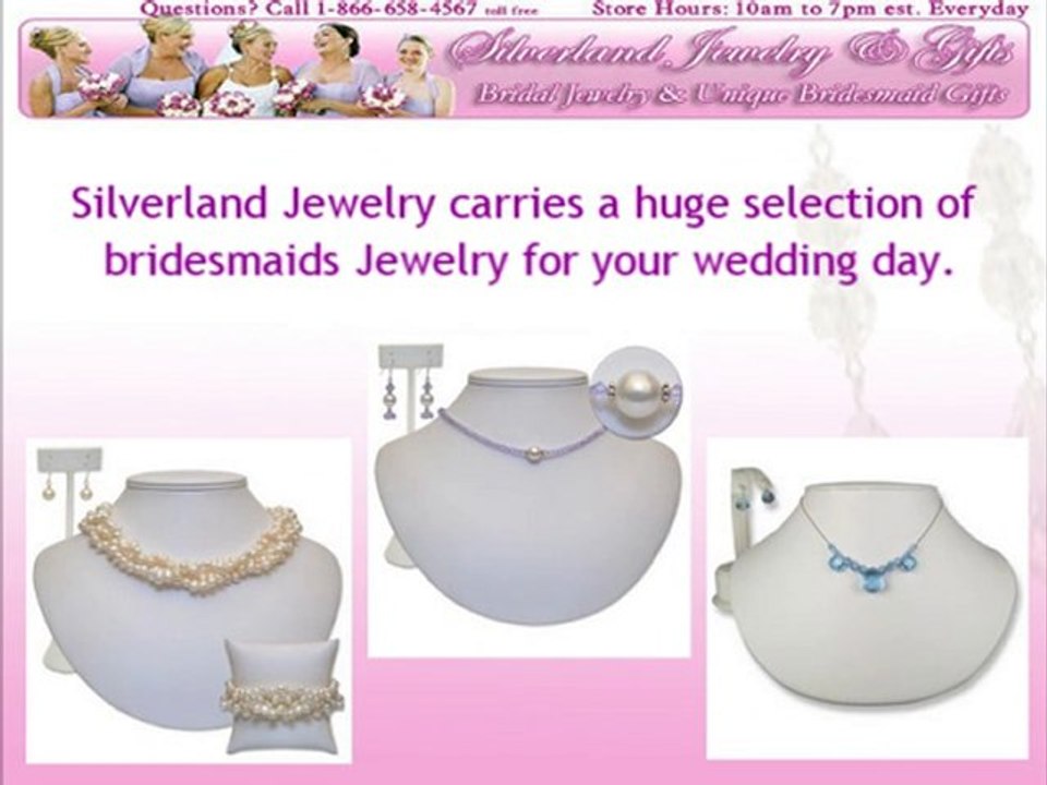 Various Bridesmaid Jewelry
