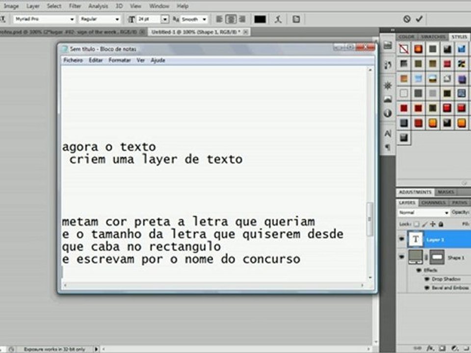 Tutorial fazer um trofeu