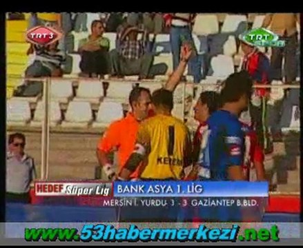 Mersin İdmanyurdu: 1 - Gaziantep Büyükşehir Belediyespor: 3