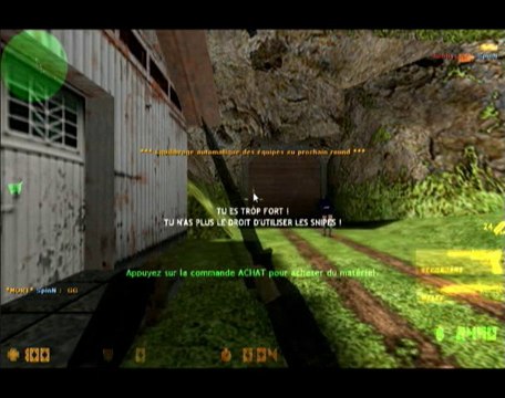 (thegamer) joue sur counter strike 1.6 serveur fun