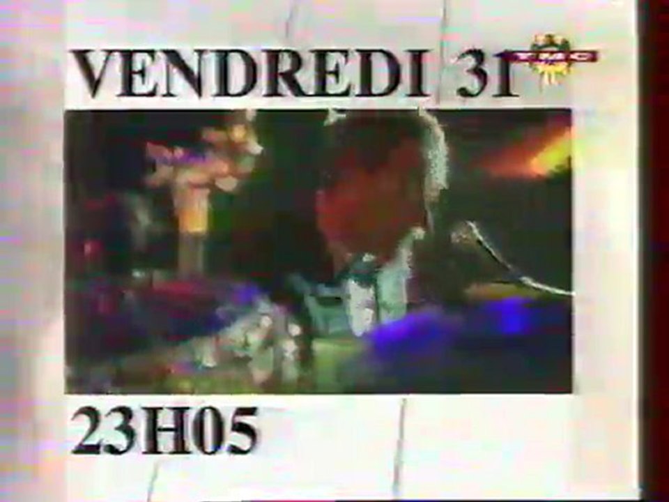 Bande Annonce Paolo Conte 31 Decembre 1993 TMC