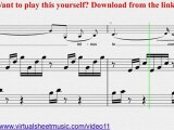 Gounod's Ave Maria piano and vocal sheet music - Video Score