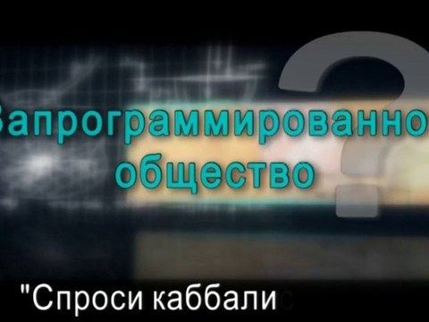 Запрограммированное общество