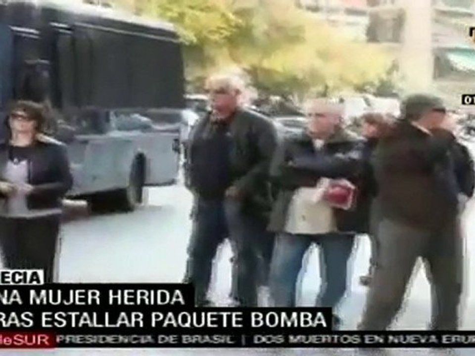 Uno de los paquetes bomba interceptados en Grecia presuntamente iba para Sarkozy