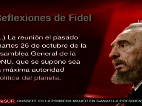 Fidel Castro califica de sublevación en la ONU la abrumadora votación contra el bloqueo de EEUU