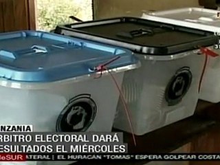 Resultados elecciones en Tanzania el próximo miércoles
