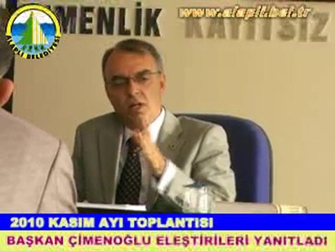 ALAPLI BELEDİYESİ KASIM 2010 MECLİS TOPLANTISI