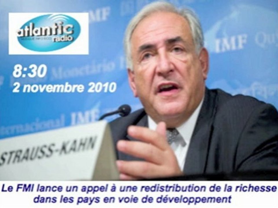 Dominique Strauss-Kahn souhaite redistribuer la richesse